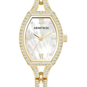 Armitron Women's Crystal Accented Bangle Watch